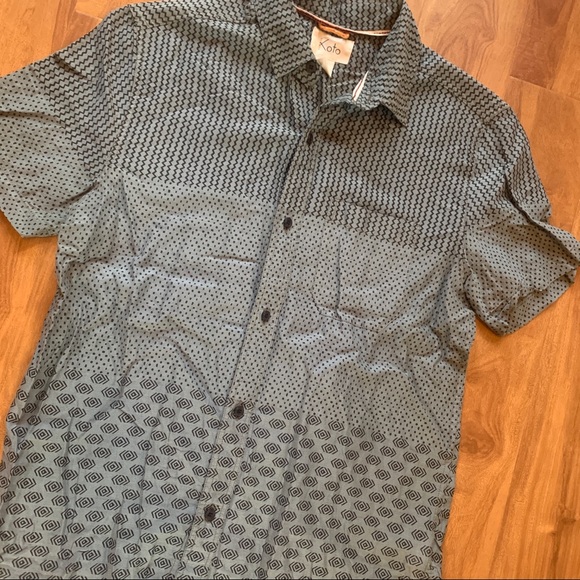 💙Men’s Koto Short Sleeve Button Down Shirt - Picture 2 of 6